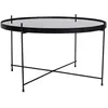 Image de Table basse en acier noir Ø 70 x 40 cm
