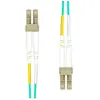 Image de ProXtend Câble patch LC (M) à LC (M) 10m UPC OM3 Duplex fibre optique aquamarine (FO-LCLCOM3D-010) (10 m), Câble réseau