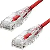 Image de ProXtend Slim U/UTP CAT6 LSZH AWG 28 Rouge 4M (U/UTP, CAT6, 4 m), Câble réseau