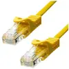 Image de ProXtend U/UTP CAT5e PVC AWG 24 CU Jaune 1M (U/UTP, CAT5e, 1 m), Câble réseau