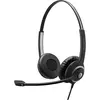 Image de EPOS Impact SC 260 Duo QD (Filaire, USB-A, Alcatel-Lucent, Avaya), Casque micro de bureau, Noir