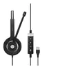 Image de EPOS IMPACT SC 30 USB ML - Micro-casque - sur-oreille - filaire - USB - noir avec des reflets orange