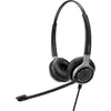 Image de EPOS SC 660 (Filaire, USB-A, Skype), Casque micro de bureau, Argent, Noir