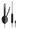 Image de EPOS ADAPT 160T USB-C II - ADAPT 100 Series - micro-casque - sur-oreille - filaire - USB-C - noir - Certifié pour Microsoft Teams, Optimisé pour la CU