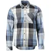 Image de Mascot, Hommes, T-shirt, Chemise en flanelle Customized 22904 bleu noir à carreaux Gr. S, Noir, (S)