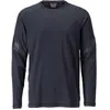 Image de Mascot, Haut de travail, T-shirt manches longues bleu noir, taille 4XL (4XL)