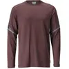 Image de Mascot, Haut de travail, T-shirt manches longues bordeaux, taille 5XL (5XL)