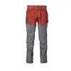 Image de Pantalon de travail avec poches genouillères MASCOT Customized - 22479-230-40-90-Rouge/Noir