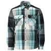 Image de Chemise de travail en flanelle avec doublure fourrure MASCOT Customized - 23104-446-Vert-S