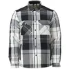 Image de Mascot, Hommes, T-shirt, Chemise en flanelle, doublée Gris anthracite à carreaux, taille S, Multicolore, Gris, (S)