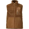 Image de Mascot, Hommes, Gilet, Gilet en fourrure de fibres avec fermeture éclair, brun noisette, taille M, Marron, (M)
