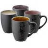 Image de Set de 4 mugs mix couleurs 30 cl