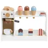 Image de Marchande Enfant en Bois , Machines à Glace & à Café avec Accessoires