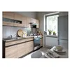 Image de JUNONA Cuisine complete avec eclairage LED et plan de travail L 2m40 - Decor chene sonoma