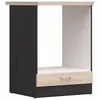 Image de JUNONA Meuble bas four 60 cm - Plan de travail - Chêne sonoma