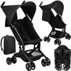 Image de MoMi GRACE - Poussette ultra compacte avec sac à dos - Légère 6,2 kg - Fonction debout pliée - Jusqu’à 15 kg - Noir