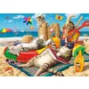 Image de Puzzle 1011 pièces : Hidden Shapes : Vacances de chat Trefl