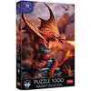Image de Trefl Puzzle Premium Plus 1000 - Collection Fantasy : Dragon de feu (1000 pièces)