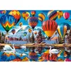Image de Puzzle 1000 pièces en bois : Ballons colorés Trefl