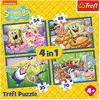 Image de Trefl 4 in 1 Puzzle 35, 48, 54, 70 Teile   Sponge Bob (70 pièces)