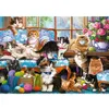Image de Puzzle 500 pièces : Famille Chat Trefl