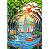 Image de Puzzles 1000 pièces : 40e anniversaire - Paper Art 3D : Londres