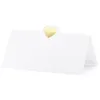 Image de 10 marque-places blanc c ur or 10x5cm - WS10-019ME-KARTON