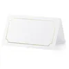 Image de 10 marque-places cadre or métal 9.5x5.5cm blanc - partydeco ws8-019me