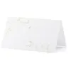 Image de 10 marque-places blanc branches dorées 9.5x5.5cm - WS9-019ME-KARTON