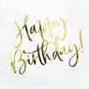 Image de Partydeco, Serviettes de table, Happy (20 pcs, 33 x 33 cm)