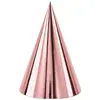 Image de Partydeco Party hats, rose gold, 16cm (1 pkt / 6 pc.) (6 pcs)