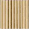 Image de Partydeco Pailles naturelles Kraft, Pailles, Marron