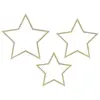 Image de Partydeco Décorations à suspendre Étoiles, mélange (1 pt / 3 pc.) (3 pcs)