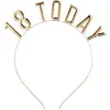 Image de Partydeco Bandeau 18 Today, or (1 pkt / 1 pc.) (1 pcs)