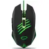 Image de Esperanza EGM209G Souris droite USB type A Optique 2400 DPI (Filaire), Souris, Noir, Vert