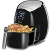 Image de Friteuse à air chaud sans huile, 4,5 litres, 8 programmes de cuisson MPM MFR-06 Noir/Gris