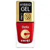 Image de Delia Cosmetics, Vernis à ongles, Gel hybride Coral Nail Enamel (Rouge)