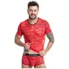 Image de Anais, Hommes, T-shirt, Hommes - Brave T-Shirt XL, Rouge, (XL)