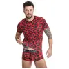 Image de Anais, Hommes, T-shirt, Hommes - Savage T-Shirt S, Rouge, (S)