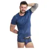 Image de Anais, Hommes, T-shirt, T-shirt "Marine" pour homme, Bleu, (L)