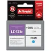 Image de Activejet, Cartouche d'impression, AB-123CN Cartouche(s) d'impression Compatible Rendement élevé (XL) (C)