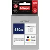 Image de Activejet, Cartouche d'impression, AH-M650RX - Compatible - Encre à base de colorant/encre à base de pigment - Faible (C, CF, M, Y)