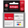 Image de Activejet, Cartouche d'impression, AC-561NX Encre d'impression pour Brother Remplacement de Canon CL-561XL Supreme 18 ml couleur (C, M, Y)