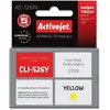 Image de Activejet, Cartouche d'impression, ACC-526YN - Compatible - Encre à base de pigments - jaune - Canon - Canon PIXMA : MG (Y)