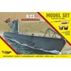 Image de U23 (german Submarine Wwii Typeiib(model (model Set)- 1:400e - Mirage Hobby