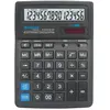 Image de Donau, Calculatrice, Calculatrice de poche TECH Office, affichage 16 chiffres, variateur d'intensité. 199x153x31mm, noir (Fonctionnement sur piles, Panneau solaire)