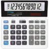 Image de Donau, Calculatrice, Calculatrice TECH Calculatrice de bureau, affichage à 12 chiffres, graduable. 156x152x28mm, blanc (Fonctionnement sur piles)