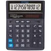 Image de Donau, Calculatrice, calculatrice TECH OFFICE calculatrice, affichage 12 chiffres, 203x158x31 mm, noir (Fonctionnement sur piles, Panneau solaire)