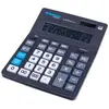Image de Donau, Calculatrice, Calculatrice de bureau tech, écran 14 chiffres, dimensions 201x155x35mm, noir (Fonctionnement sur piles, Panneau solaire)
