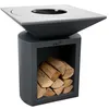 Image de Brasero G2 Graphite plaque acier carbone - Artiss